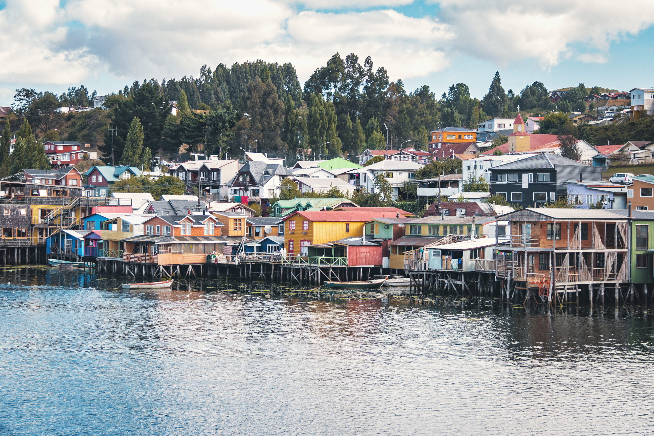 Gamboa Palafitos Stilt Houses - Castro, Chiloe Island, Chile